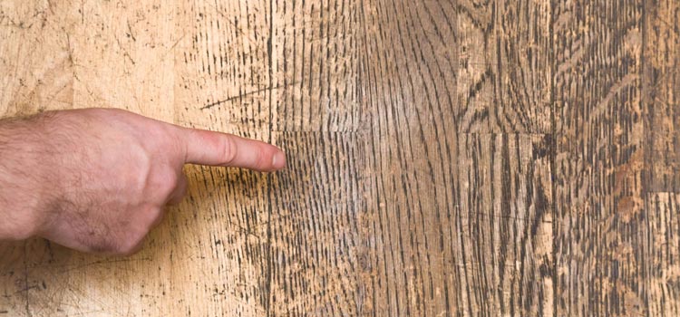 Wood Door Scratch Repair in Grimsby